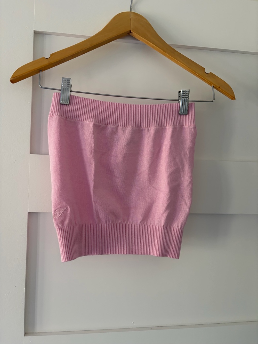 Frankie's Bikinis Pink Lounge Pants & Tube Top Set - Picture 7 of 9
